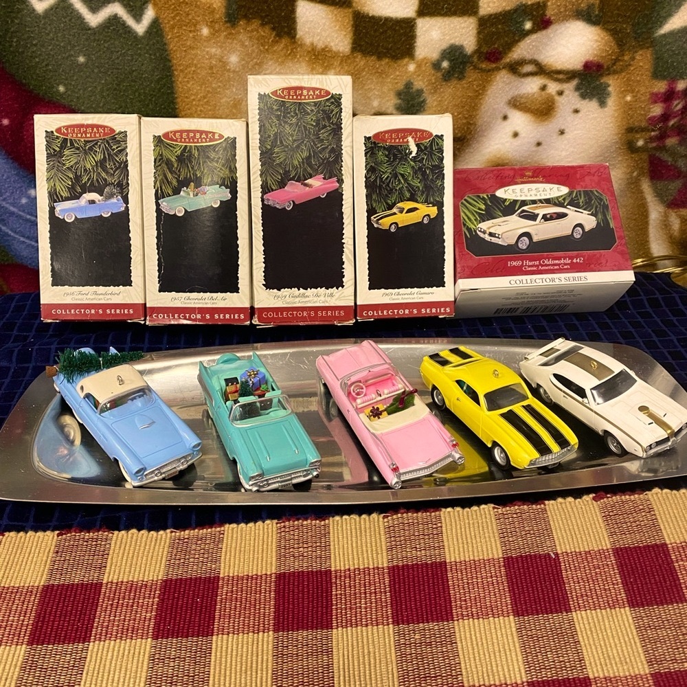 Lot of 5 from the “Hallmark Classic American Cars series” ranging from 1993-1997